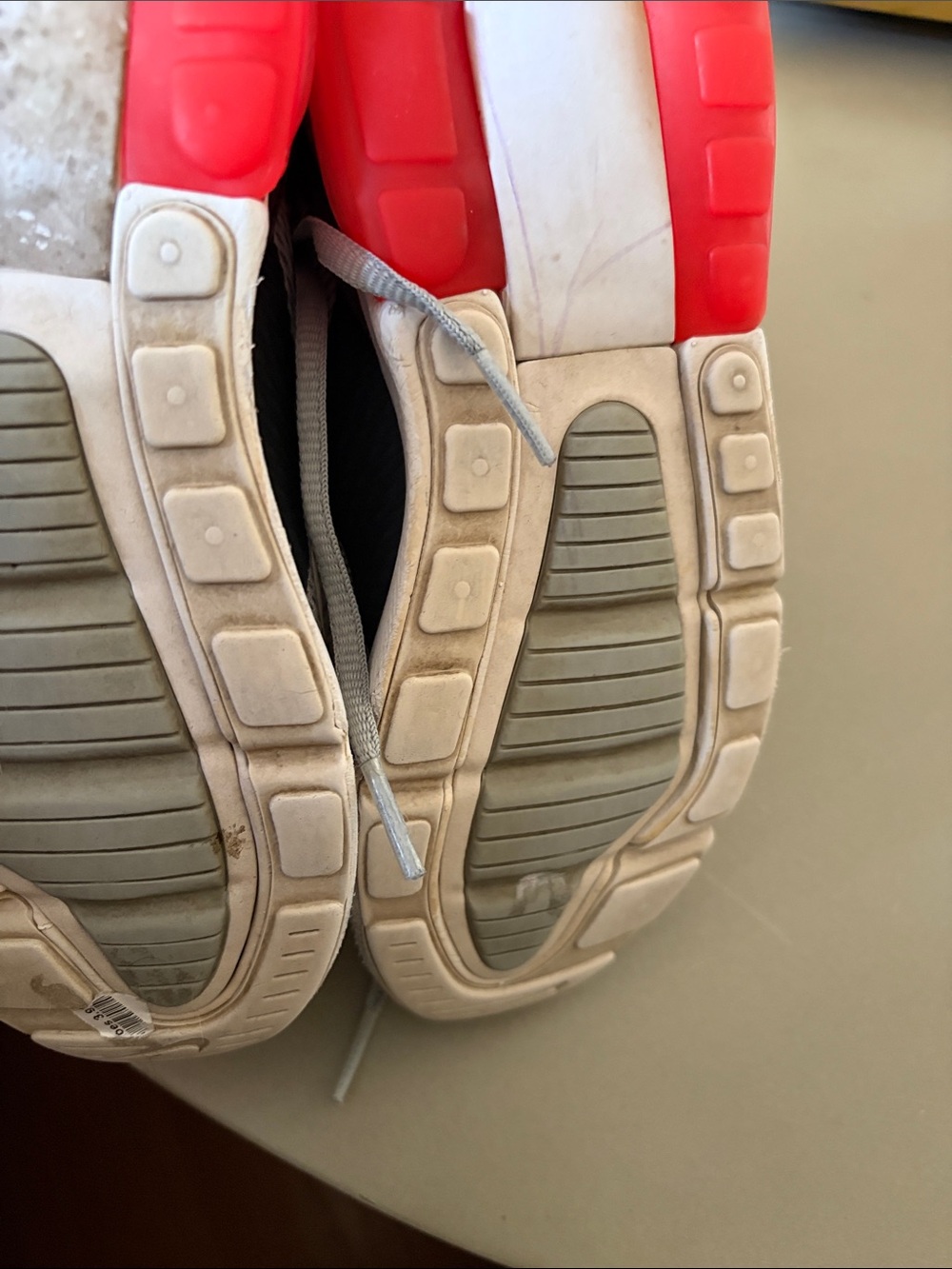 Nike Kids Grey and Red Air Max Sport Sneakers - Picture 6 of 9